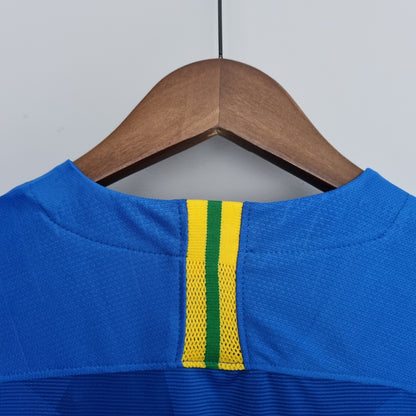 Camiseta Brasil Visitante 2018 Hombre (Retro) - Versión Hincha