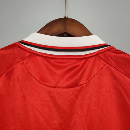 Camiseta Manchester United I 99/00 Hombre (Retro) - Versión Hincha