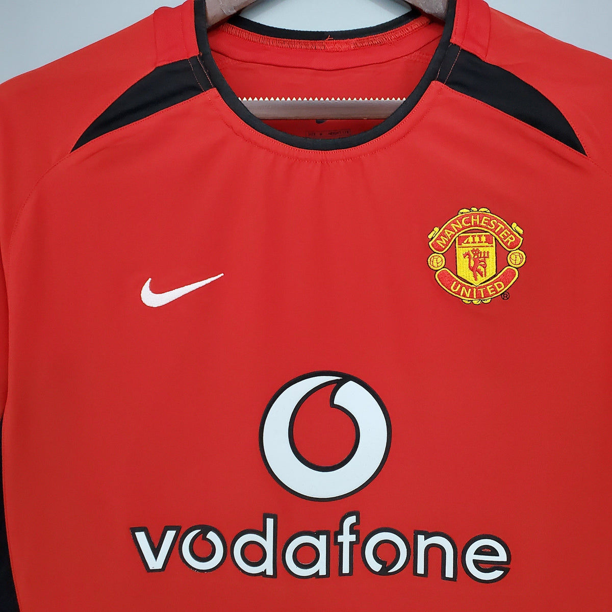 Camiseta Manchester United I 02/04 Hombre (Retro) - Versión Hincha