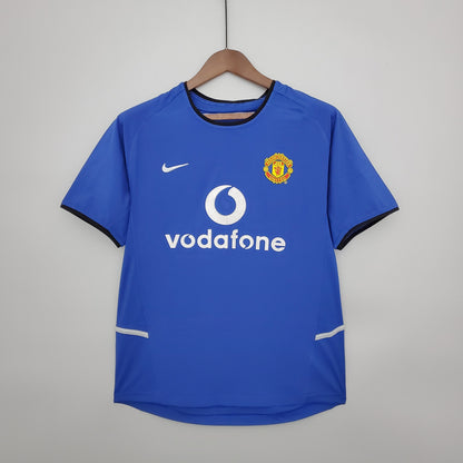 Camiseta Manchester United Ii 02/04 Hombre (Retro) - Versión Hincha