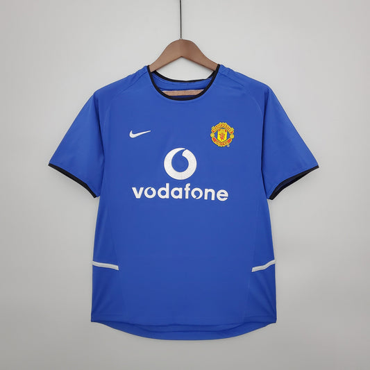 Camiseta Manchester United Ii 02/04 Hombre (Retro) - Versión Hincha