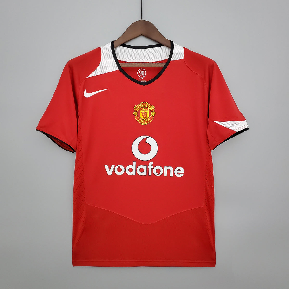 Camiseta Manchester United I 04/06 Hombre (Retro) - Versión Hincha