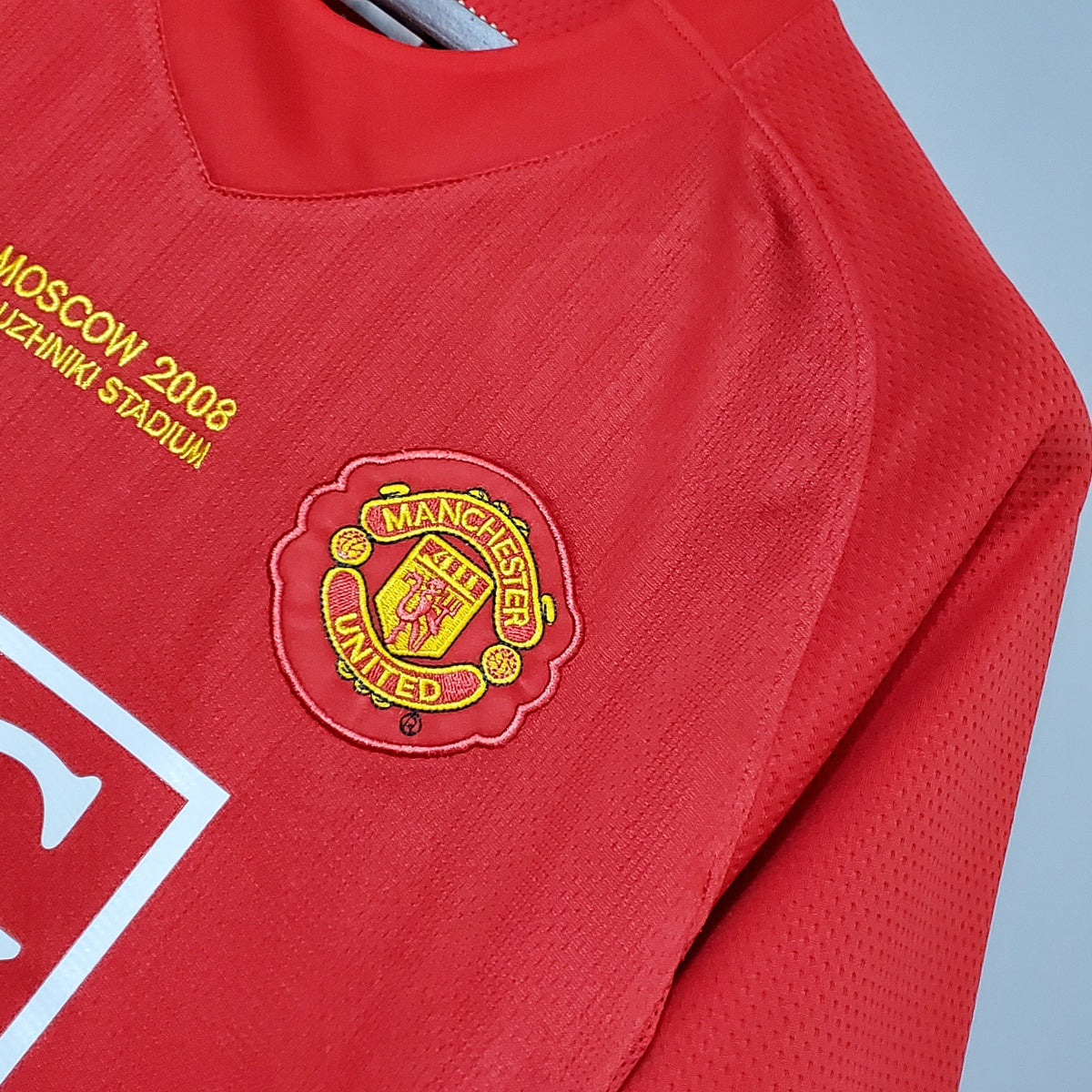 Camiseta Manchester United I 07/08 Hombre (Retro) - Versión Hincha