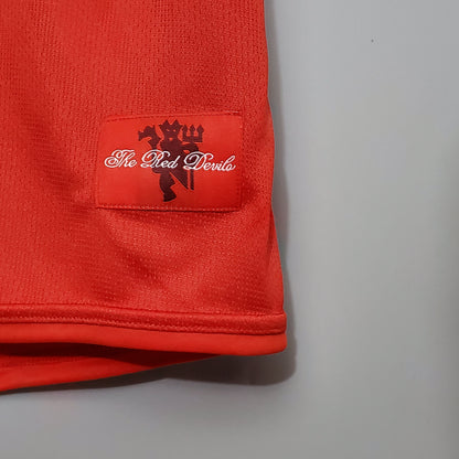 Camiseta Manchester United I 07/08 Hombre (Retro) - Versión Hincha