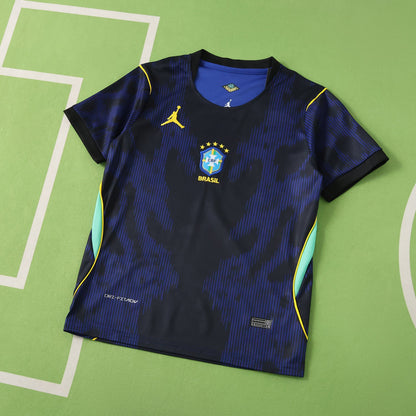 Conjunto Infantil Visitante Brasil Mundial 2026