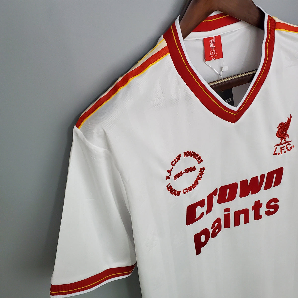 Camiseta Liverpool Visitante 1985 Hombre (Retro) - Versión Hincha