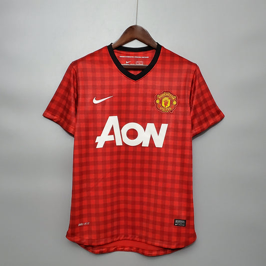 Camiseta Manchester United I 12/13 Hombre (Retro) - Versión Hincha