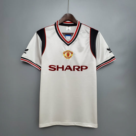 Camiseta Manchester United Visitante 1985 Hombre (Retro) - Versión Hincha