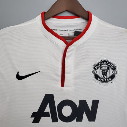 Camiseta Manchester United Ii 13/14 Hombre (Retro) - Versión Hincha