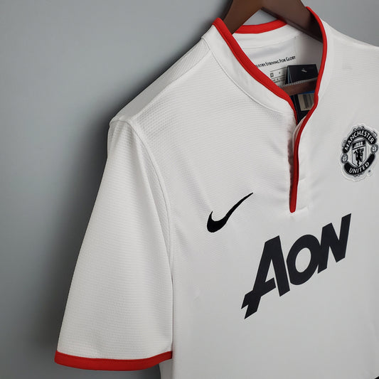 Camiseta Manchester United Ii 13/14 Hombre (Retro) - Versión Hincha