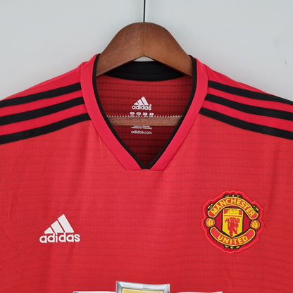 Camiseta Manchester United I 18/19 Hombre (Retro) - Versión Hincha