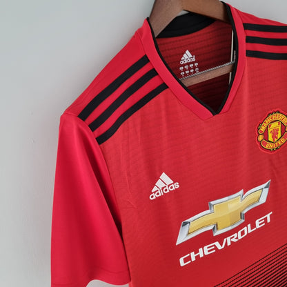 Camiseta Manchester United I 18/19 Hombre (Retro) - Versión Hincha