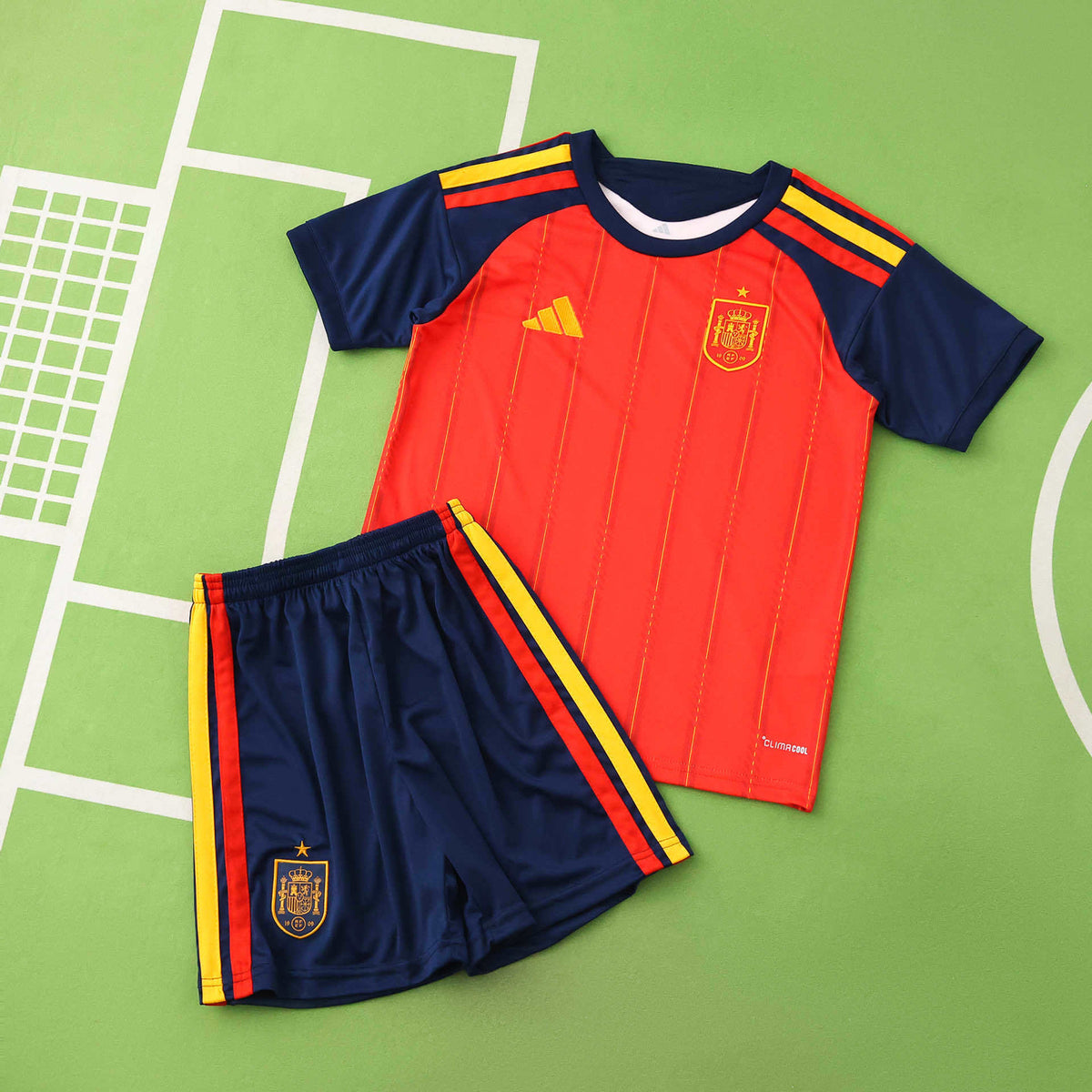 Conjunto Infantil Local España Mundial 2026