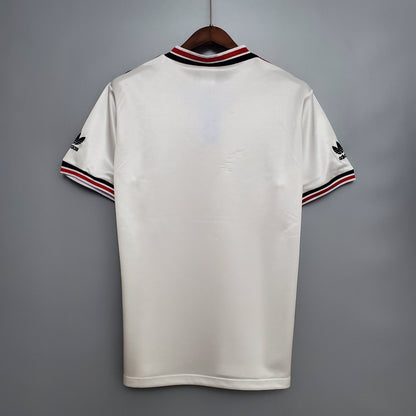 Camiseta Manchester United Visitante 1985 Hombre (Retro) - Versión Hincha