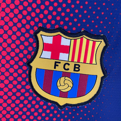 Camiseta Barcelona I 12/13 Hombre (Retro) Manga Larga - Versión Hincha