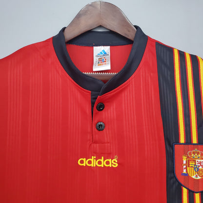 Camiseta España I 96 Hombre (Retro) - Versión Hincha