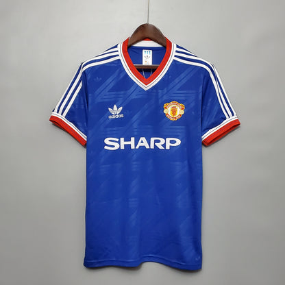 Camiseta Manchester United I 86/88 Hombre (Retro) - Versión Hincha