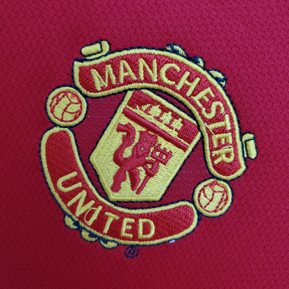 Camiseta Manchester United I 04/05 Hombre (Retro) Manga Larga - Versión Hincha