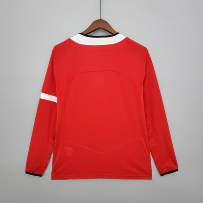 Camiseta Manchester United I 04/05 Hombre (Retro) Manga Larga - Versión Hincha