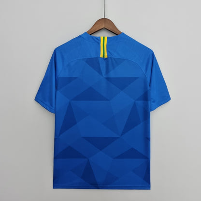 Camiseta Brasil Visitante 2018 Hombre (Retro) - Versión Hincha