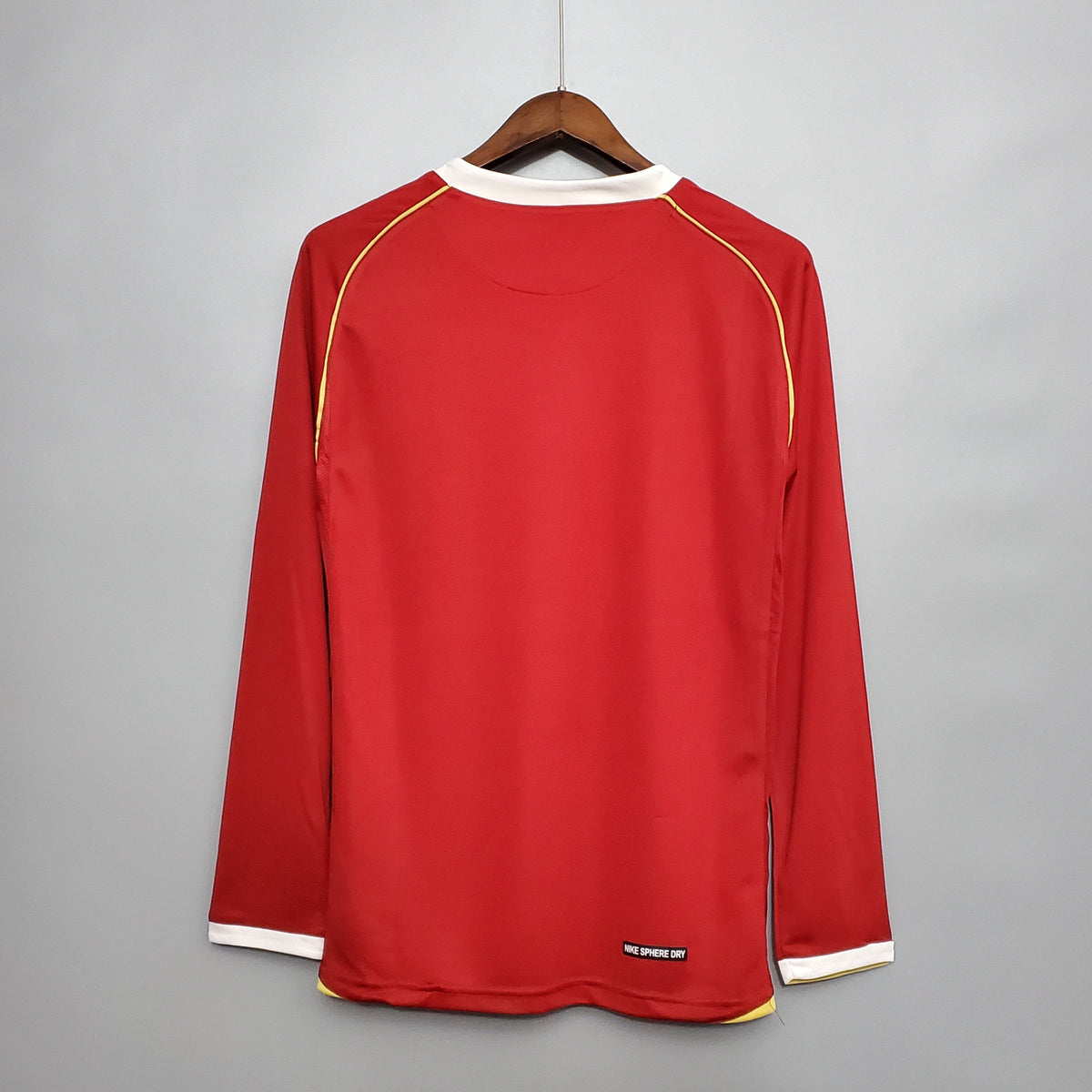 Camiseta Manchester United I 06/07 Hombre (Retro) Manga Larga - Versión Hincha