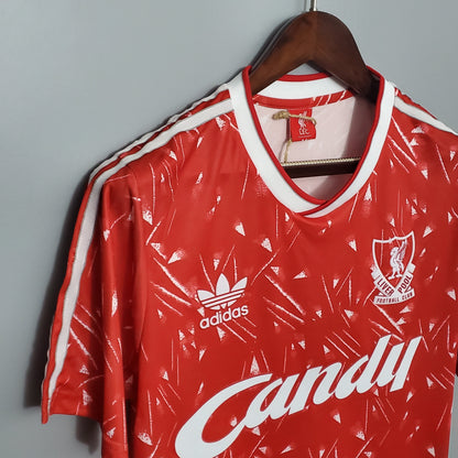 Camiseta Liverpool Local 1989 Hombre (Retro) - Versión Hincha