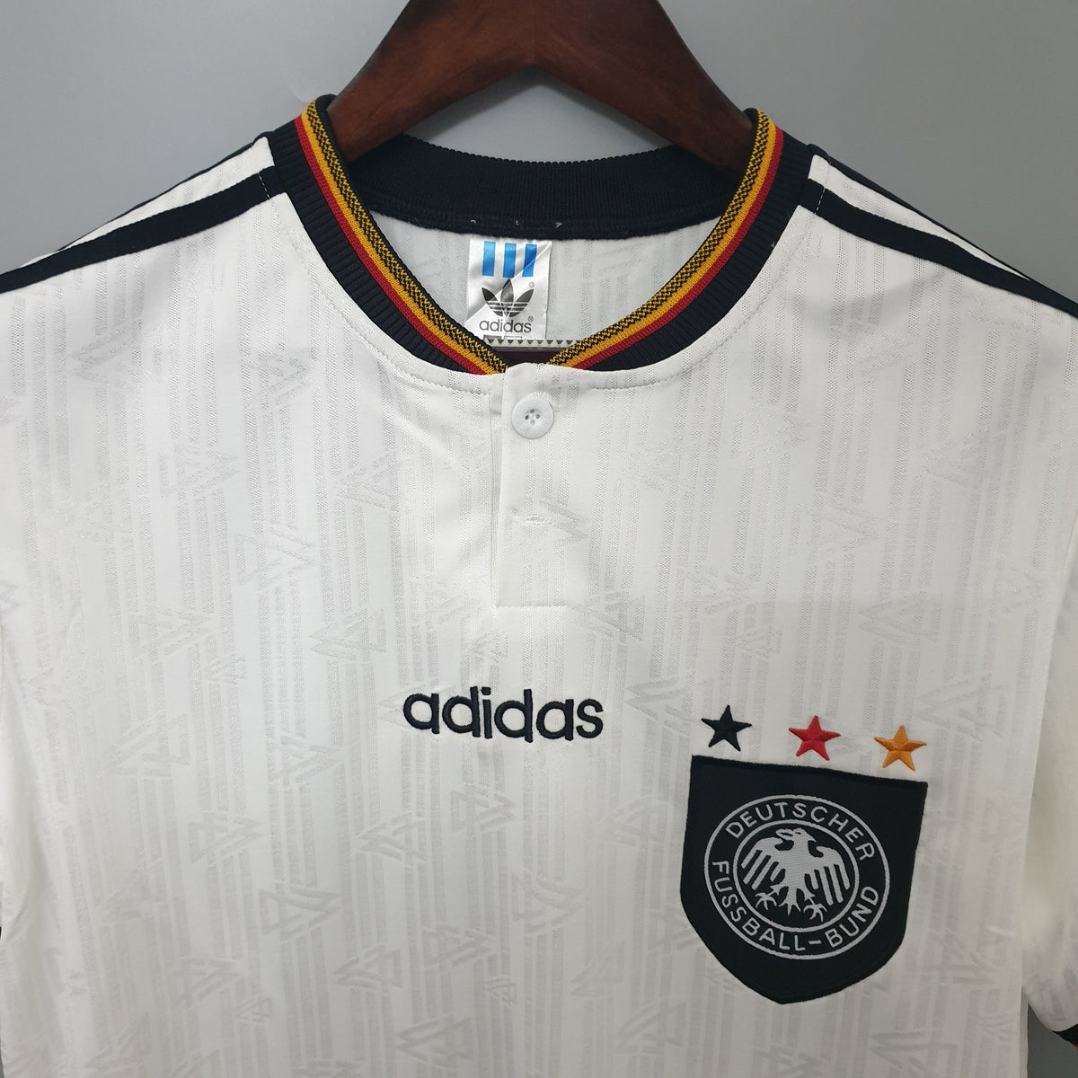 Camiseta Alemania Local 1996 Hombre (Retro) - Versión Hincha