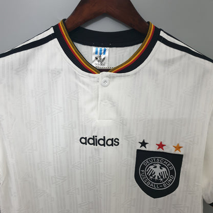 Camiseta Alemania Local 1996 Hombre (Retro) - Versión Hincha