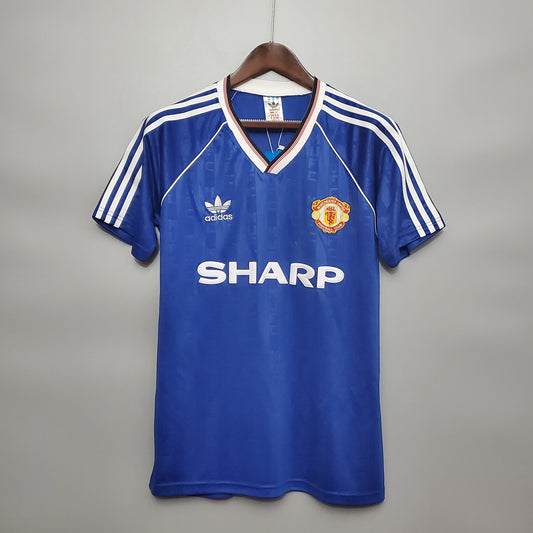 Camiseta Manchester United I 88/90 Hombre (Retro) - Versión Hincha