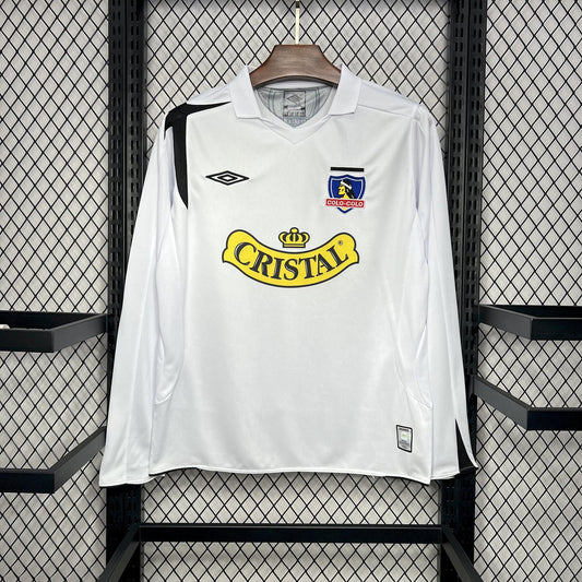 Camiseta Colo-Colo Local 2006 Hombre (Retro Manga Larga) - Versión Hincha