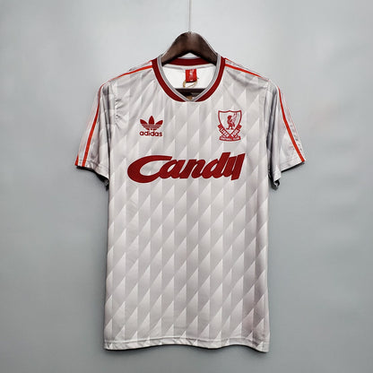 Camiseta Liverpool Visitante 1989 Hombre (Retro) - Versión Hincha