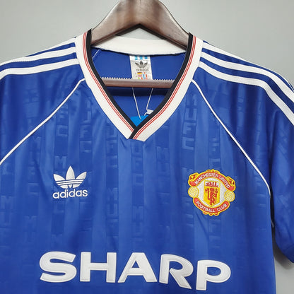 Camiseta Manchester United I 88/90 Hombre (Retro) - Versión Hincha