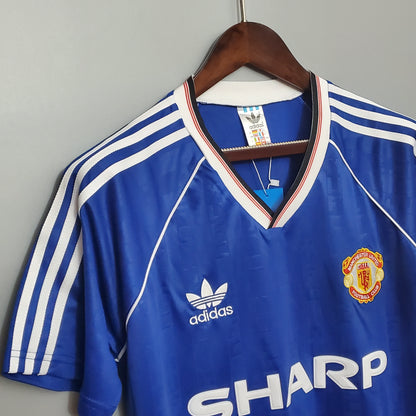 Camiseta Manchester United I 88/90 Hombre (Retro) - Versión Hincha