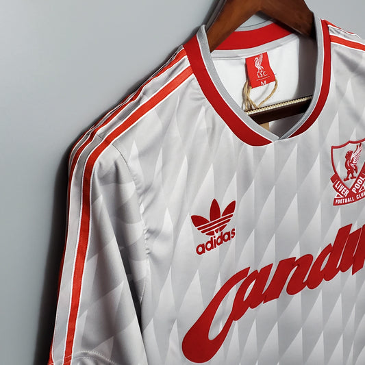 Camiseta Liverpool Visitante 1989 Hombre (Retro) - Versión Hincha