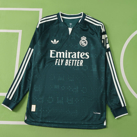 Camiseta Local Real Madrid 2026/27 - Manga Larga Versión Hincha