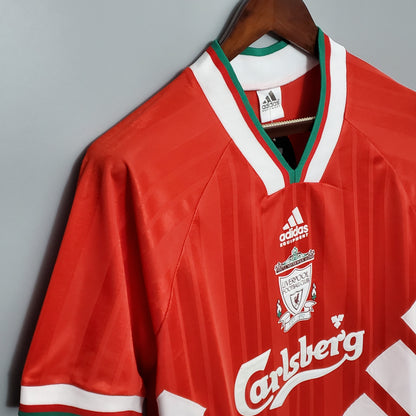 Camiseta Liverpool I 93/95 Hombre (Retro) - Versión Hincha