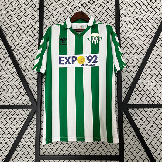 Camiseta Real Betis I 88/89 Hombre (Retro) - Versión Hincha
