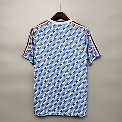 Camiseta Manchester United Ii 90/92 Hombre (Retro) - Versión Hincha
