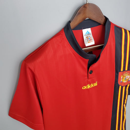 Camiseta España I 96 Hombre (Retro) - Versión Hincha