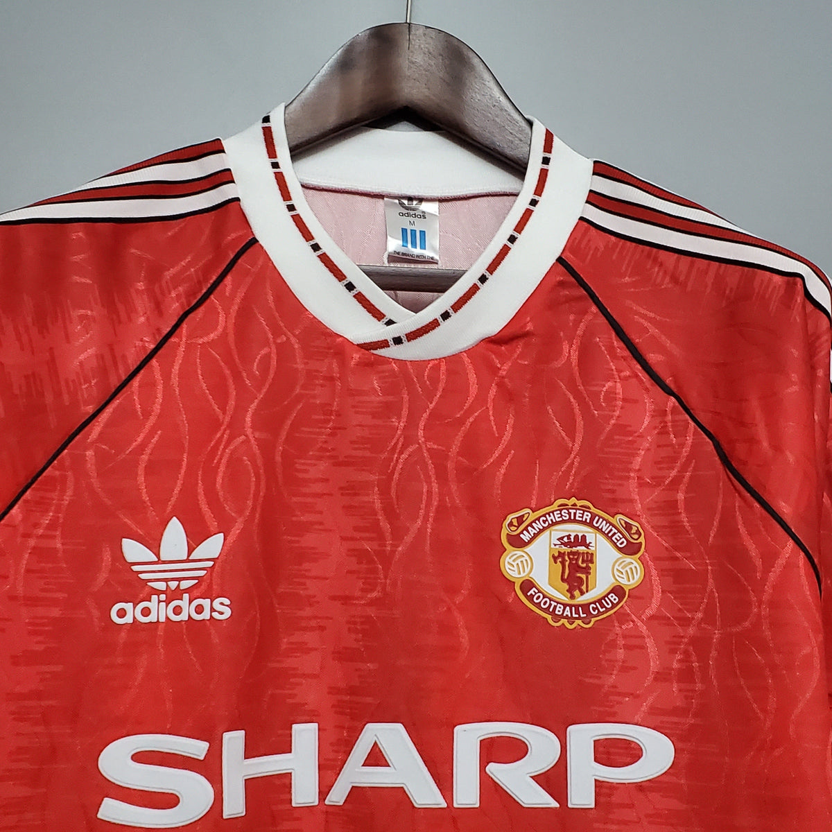 Camiseta Manchester United I 90/92 Hombre (Retro) - Versión Hincha