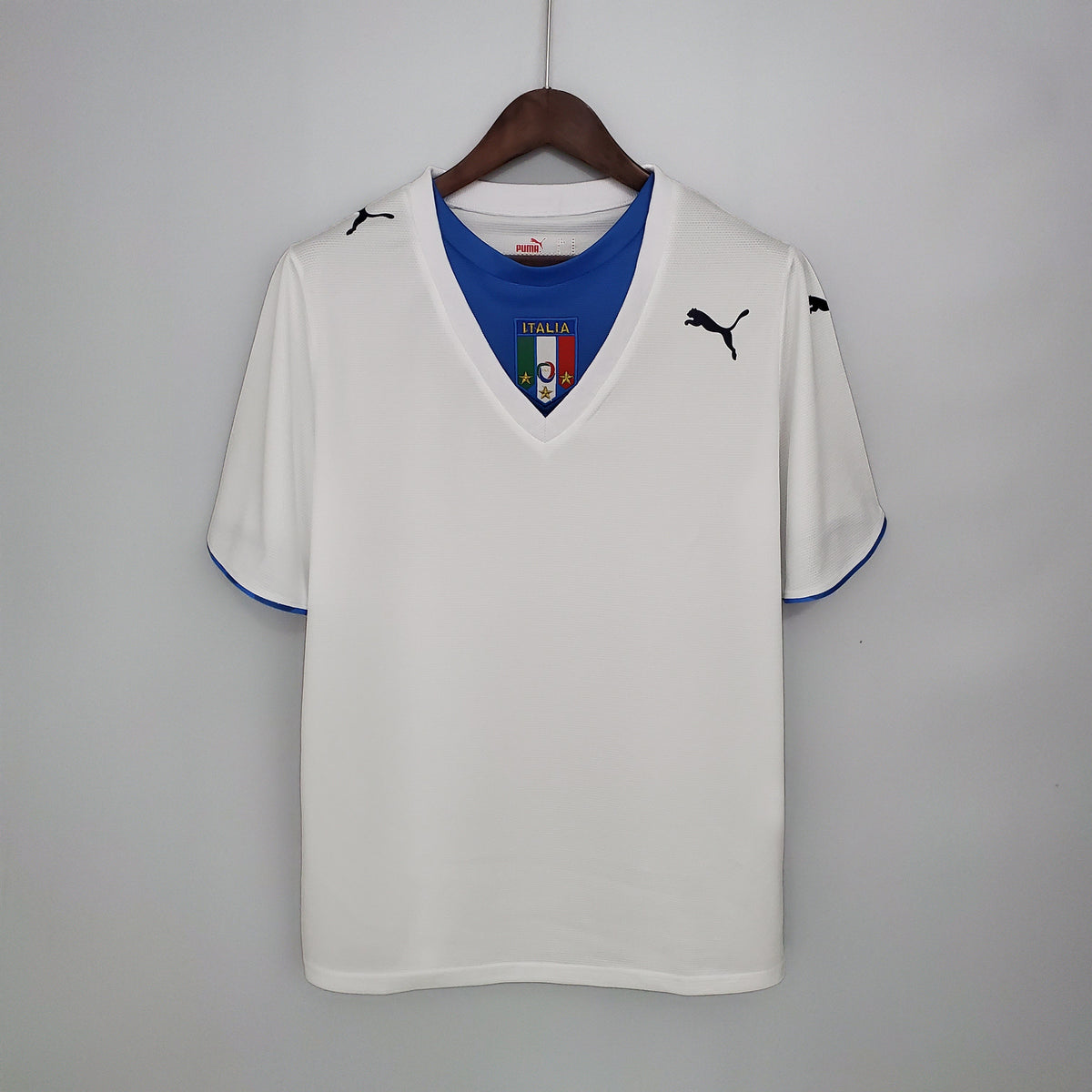 Camiseta Itália Mundial Visitante 2006 Hombre (Retro) - Versión Hincha