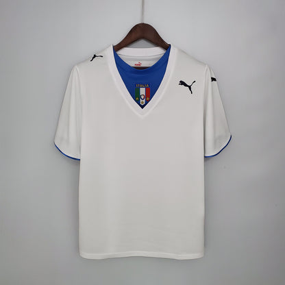 Camiseta Itália Mundial Visitante 2006 Hombre (Retro) - Versión Hincha