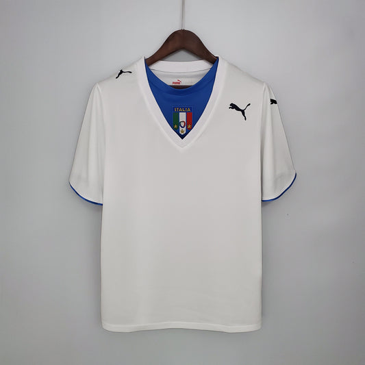 Camiseta Itália Mundial Visitante 2006 Hombre (Retro) - Versión Hincha