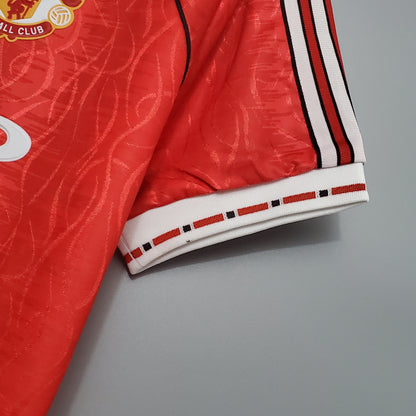 Camiseta Manchester United I 90/92 Hombre (Retro) - Versión Hincha