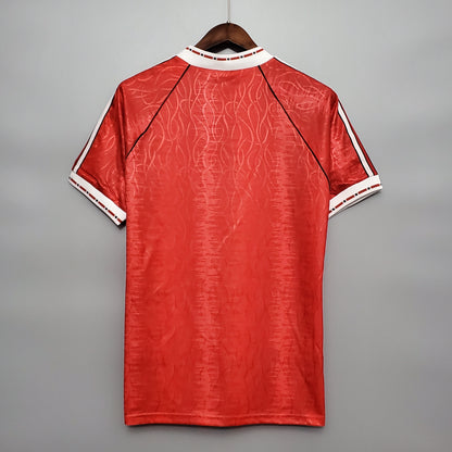 Camiseta Manchester United I 90/92 Hombre (Retro) - Versión Hincha