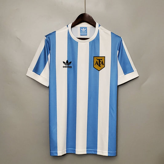 Camiseta Argentina I 78/79 Hombre (Retro) - Versión Hincha