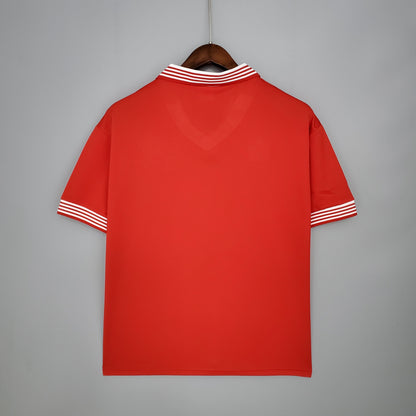 Camiseta Manchester United Local 1977 Hombre (Retro) - Versión Hincha