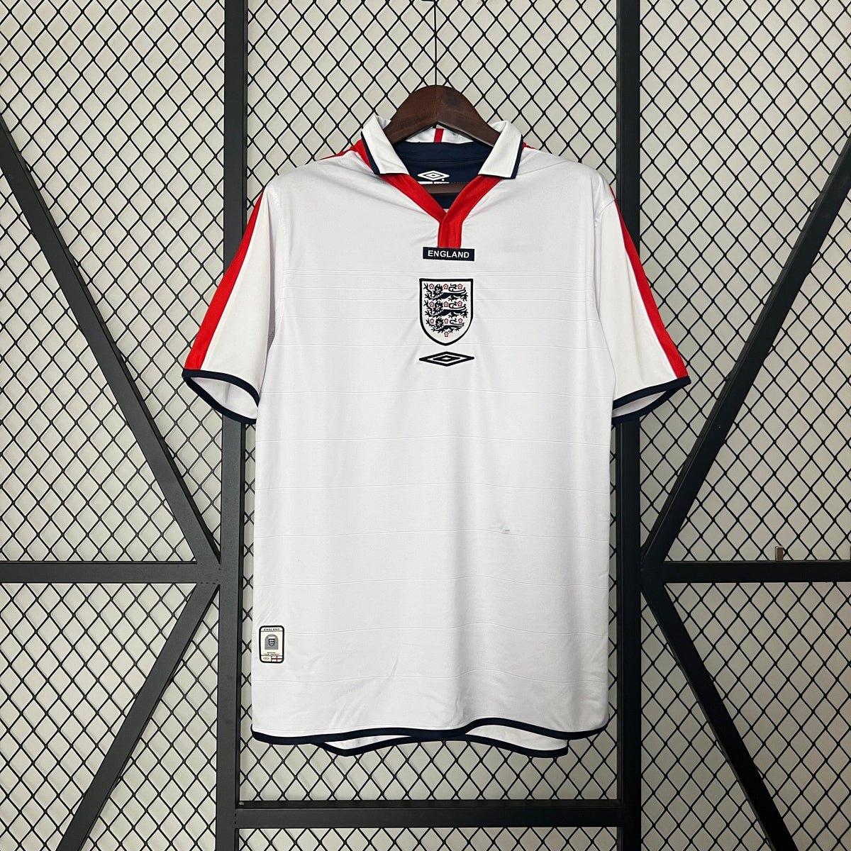 Camiseta Inglaterra Local 2004 Hombre (Retro) - Versión Hincha