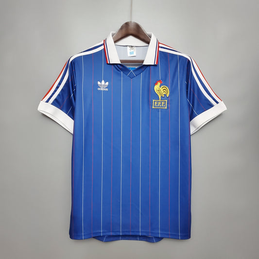 Camiseta Francia I 82/83 Hombre (Retro) - Versión Hincha