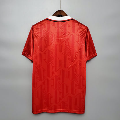Camiseta Manchester United I 92/94 Hombre (Retro) - Versión Hincha